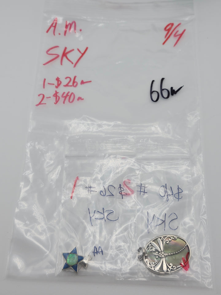 AM SHOW 48HR - RESERVED FOR: SKY - 9/4/2025 FL tiktok Live Show - 2 Sterling Silver Items