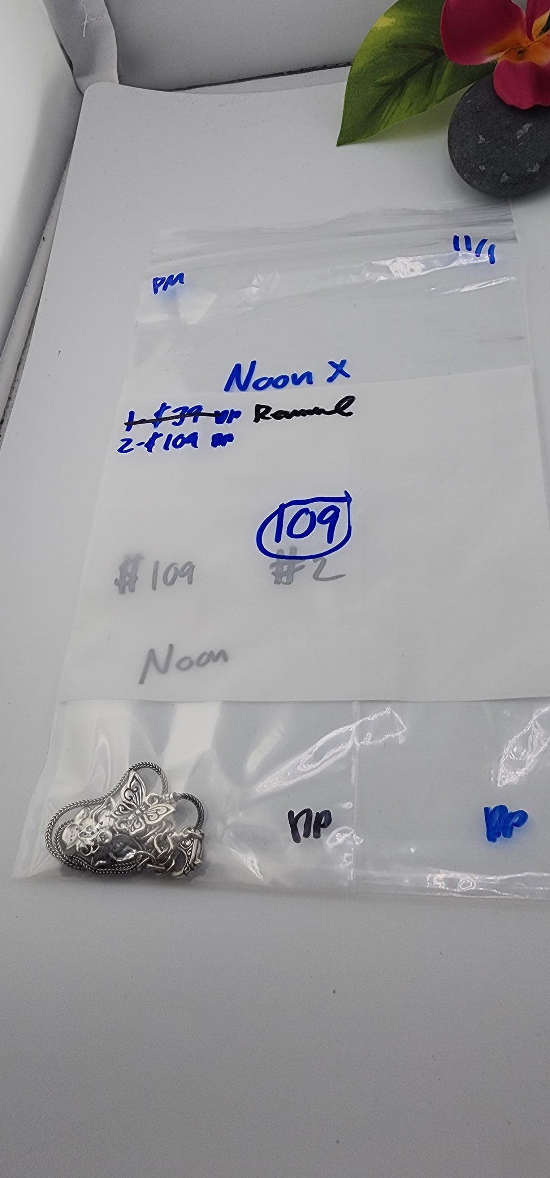 PM SHOW 48HR - RESERVED FOR: Noon X - 11/1/2025 FL tiktok Live Show -1 Sterling Silver Item