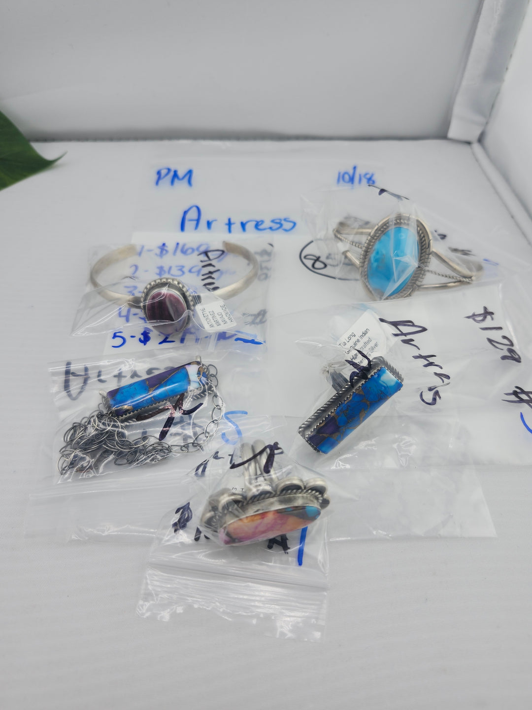 PM SHOW 48HR - RESERVED FOR: Artress - 10/18/2025 FL tiktok Live Show - 5 Sterling Silver Items