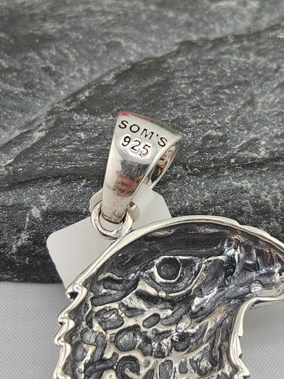 Designer SOMS 925 Sterling Silver Eagle Pendant