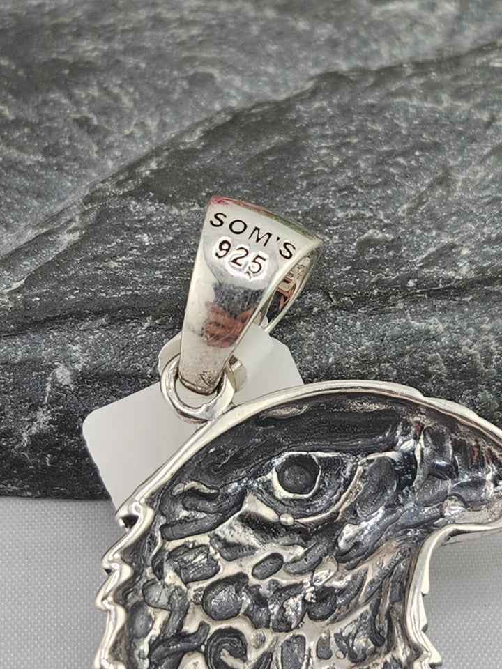 Designer SOMS 925 Sterling Silver Eagle Pendant