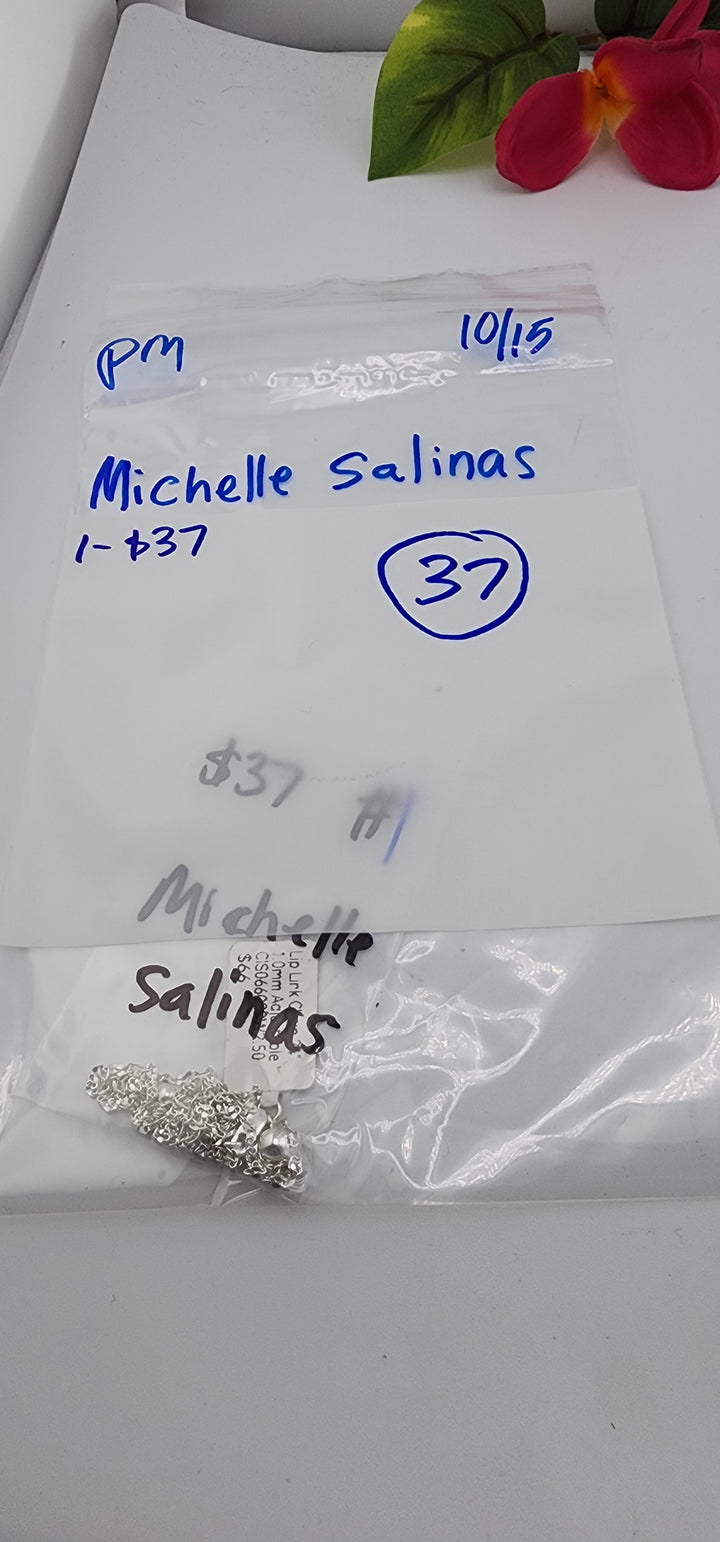 PM SHOW 48HR - RESERVED FOR: Michelle Salinas - 10/15/2025 FL tiktok Live Show - 1 Sterling Silver Items