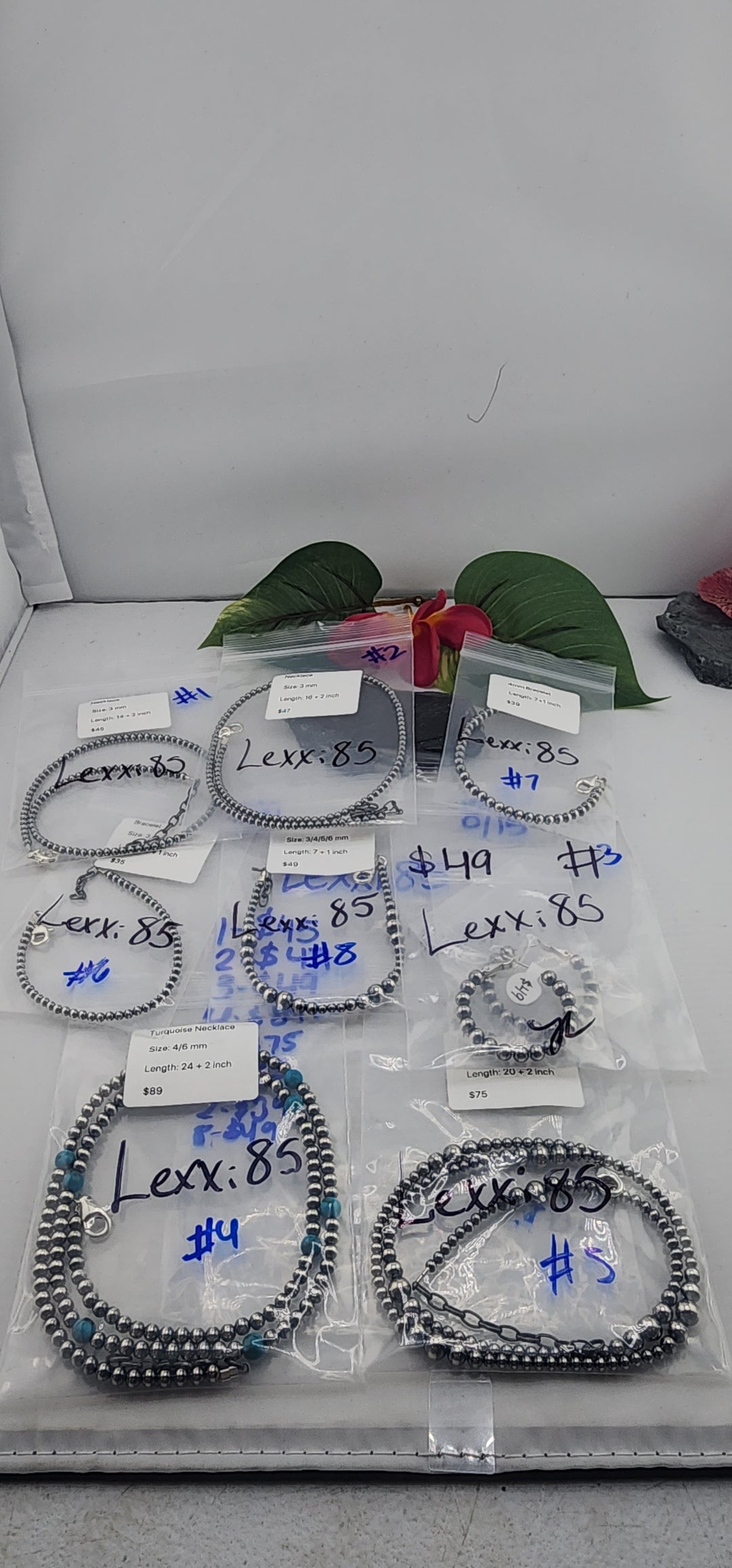 PM SHOW 48HR - RESERVED FOR: Lexxi85 - 8/15/2025 FL tiktok Live Show -8  Sterling Silver Items