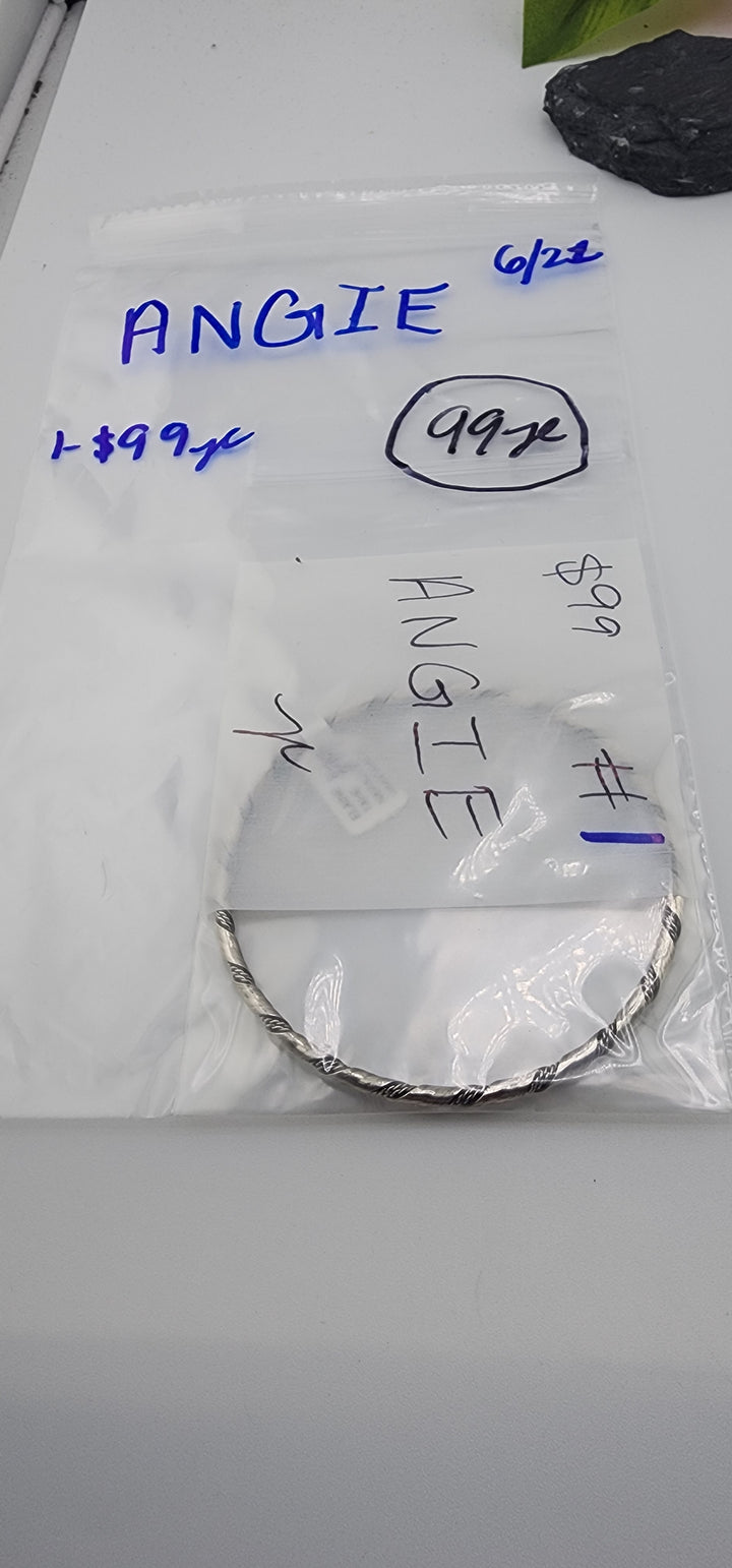 48HR - RESERVED FOR: ANGIE - 6/21/2025 FL tiktok Live Show - 1 Sterling Silver Item