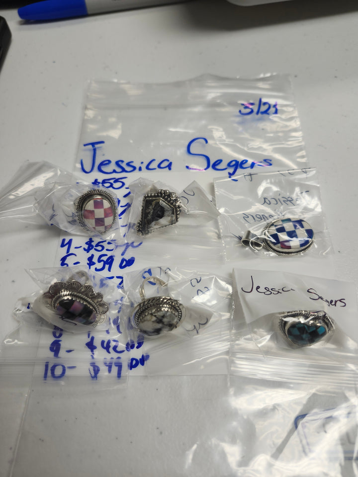RESERVED FOR- Jessica Segers - 3/21/2025 Live Show - 10 Sterling Silver Items