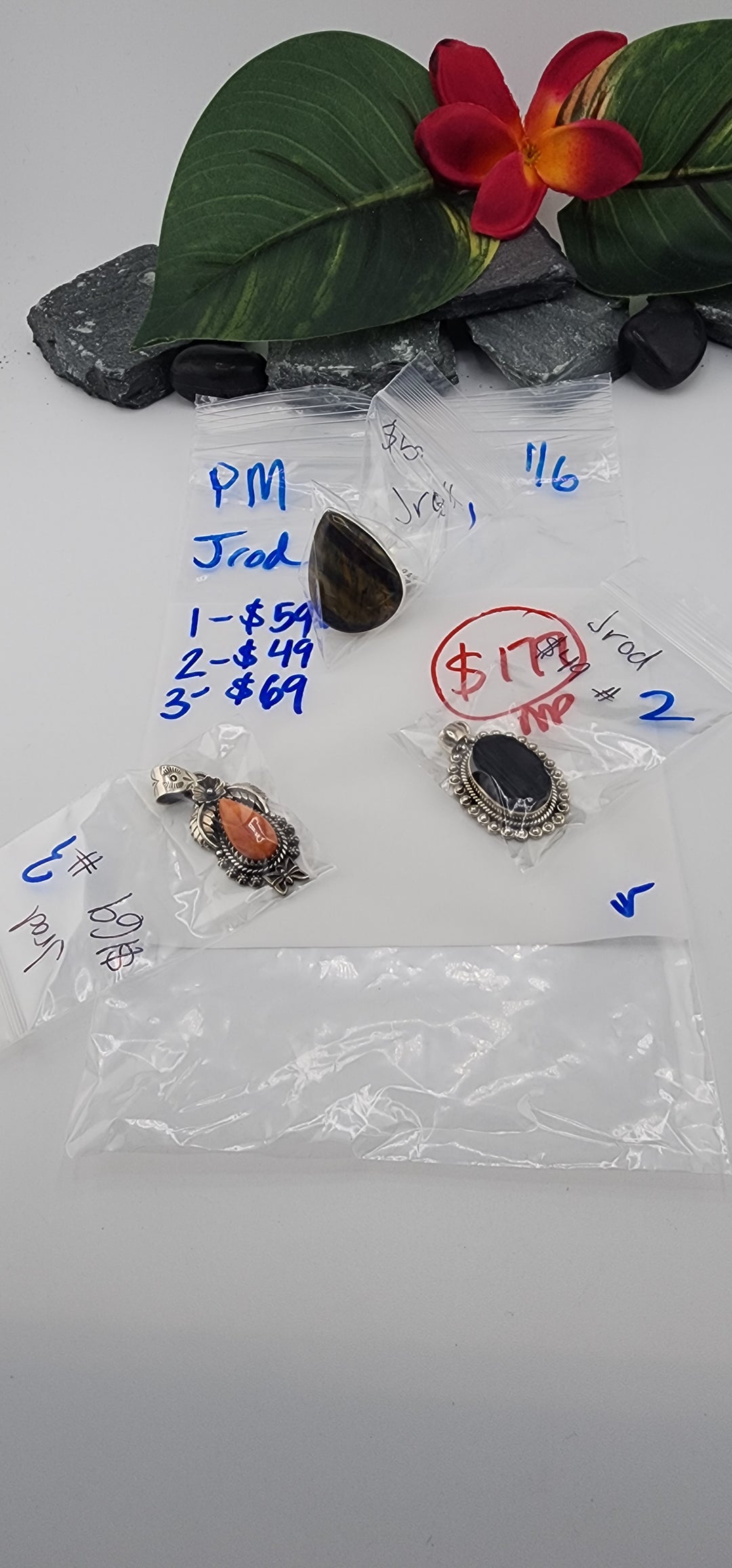 Custom Sterling silver item PM SHOW - RESERVED FOR: Jrod - 1/6/2026 tiktok Live Show - 3 Sterling Silver Items