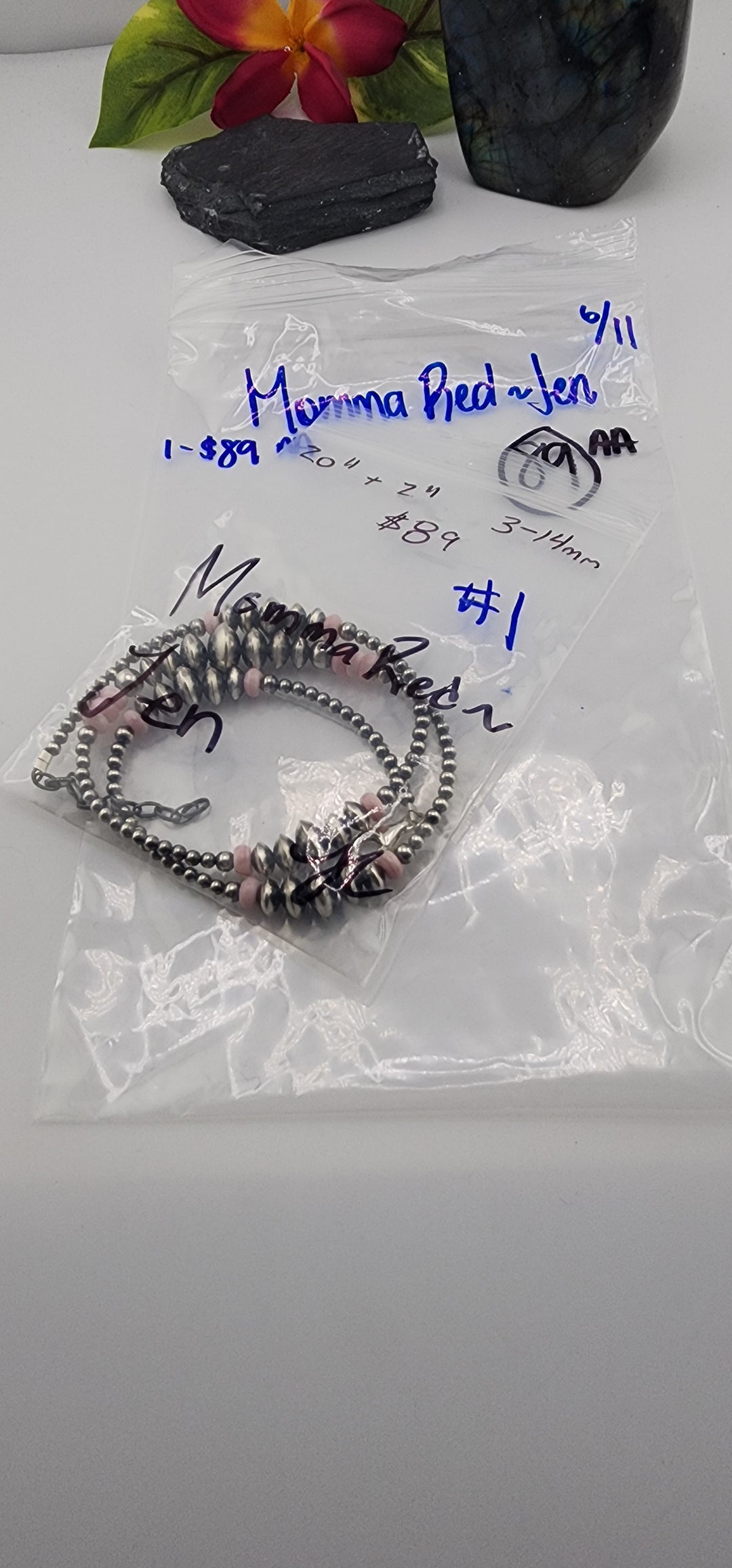 RESERVED FOR: Momma Red ~ Jen - 6/11/2025 tiktok Reservation Live Show - 1 Sterling Silver Items