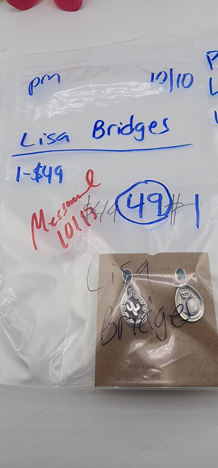 PM SHOW 48HR - RESERVED FOR: Lisa Bridges - 10/10/2025 FL tiktok Live Show - 1 Sterling Silver Items