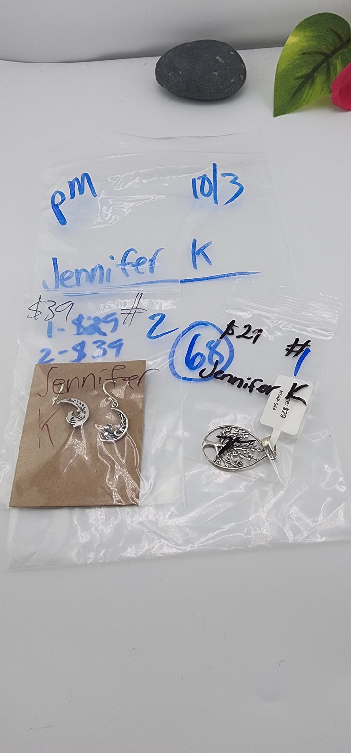 PM SHOW 48HR - RESERVED FOR: Jennifer K - 10/3/2025 FL tiktok Live Show - 2 Sterling Silver Items
