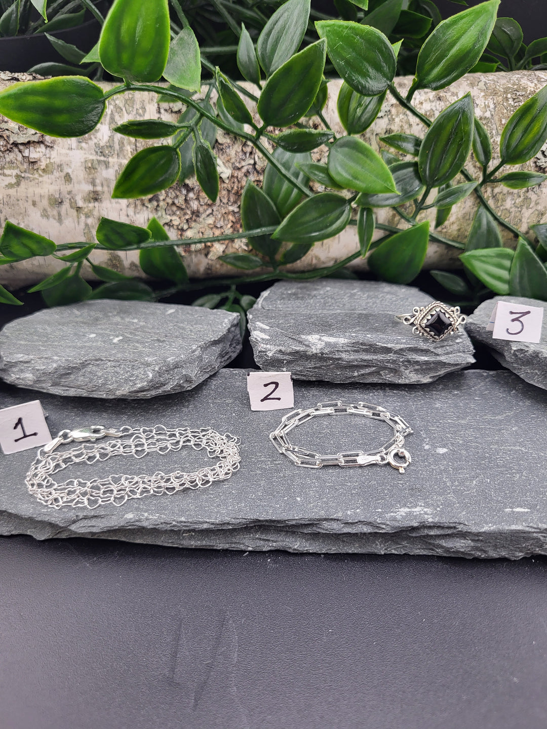 RESERVED FOR:  Dhi-version -11/06/2024 - 3 Sterling Silver Items