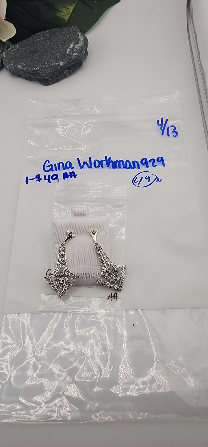 RESERVED FOR: Gina Workman929- 4/13/2025 tiktok Live Show -1 Sterling Silver Items