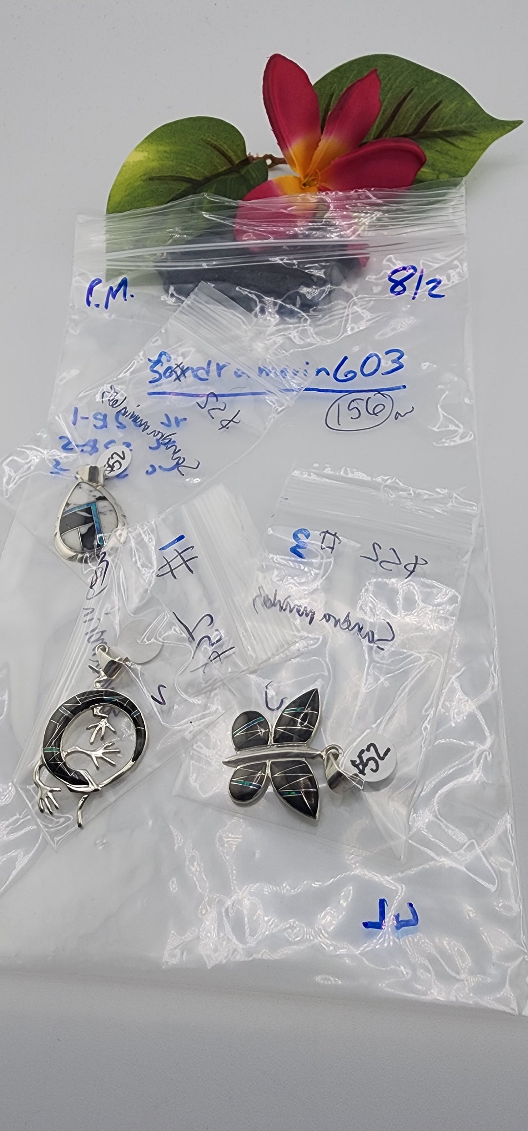PM SHOW 48HR - RESERVED FOR:  sandramorin603 - 8/2/2025 FL tiktok Live Show -3  Sterling Silver Items