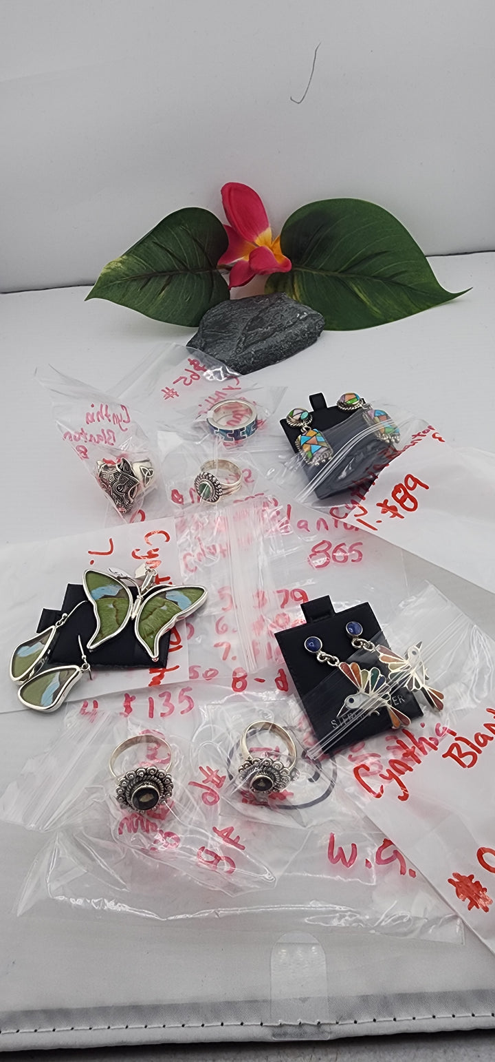 AM SHOW 48HR Cynthia Blanton - RESERVED FOR:  - 7/15/2025 FL tiktok Live Show - 8 Sterling Silver Items