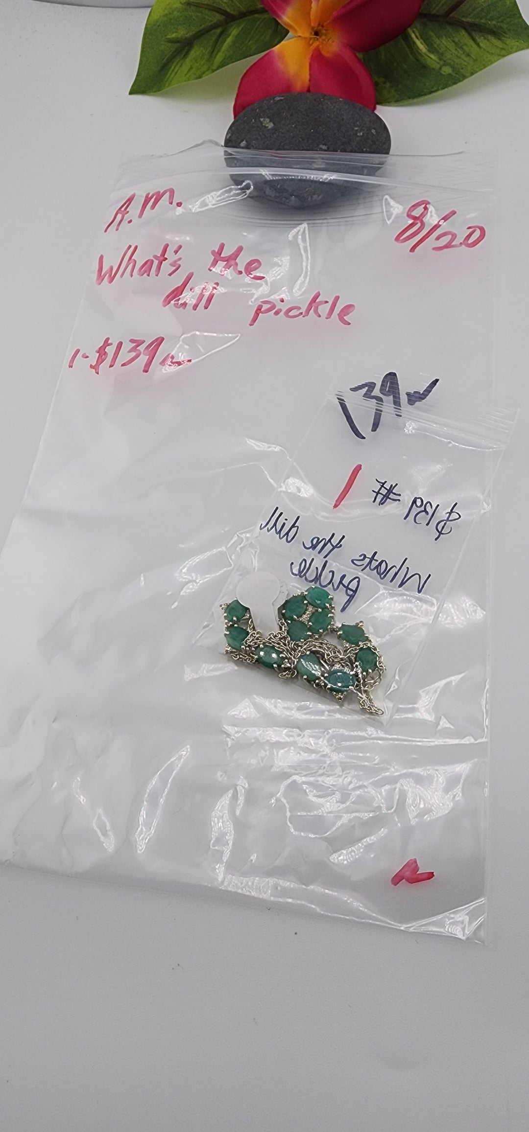 AM SHOW 48HR - RESERVED FOR: What's the dill pickle - 8/20/2025 FL tiktok Live Show - 1 Sterling Silver Items