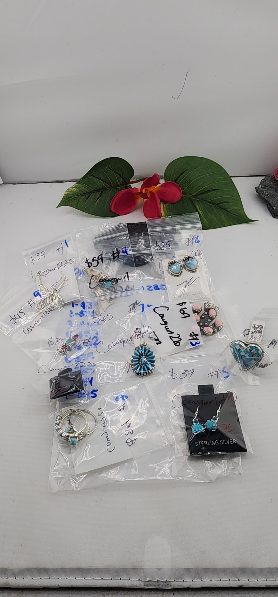 PM SHOW 48HR - RESERVED FOR: Cowgurl220- 8/17/2025 FL tiktok Live Show -10  Sterling Silver Items