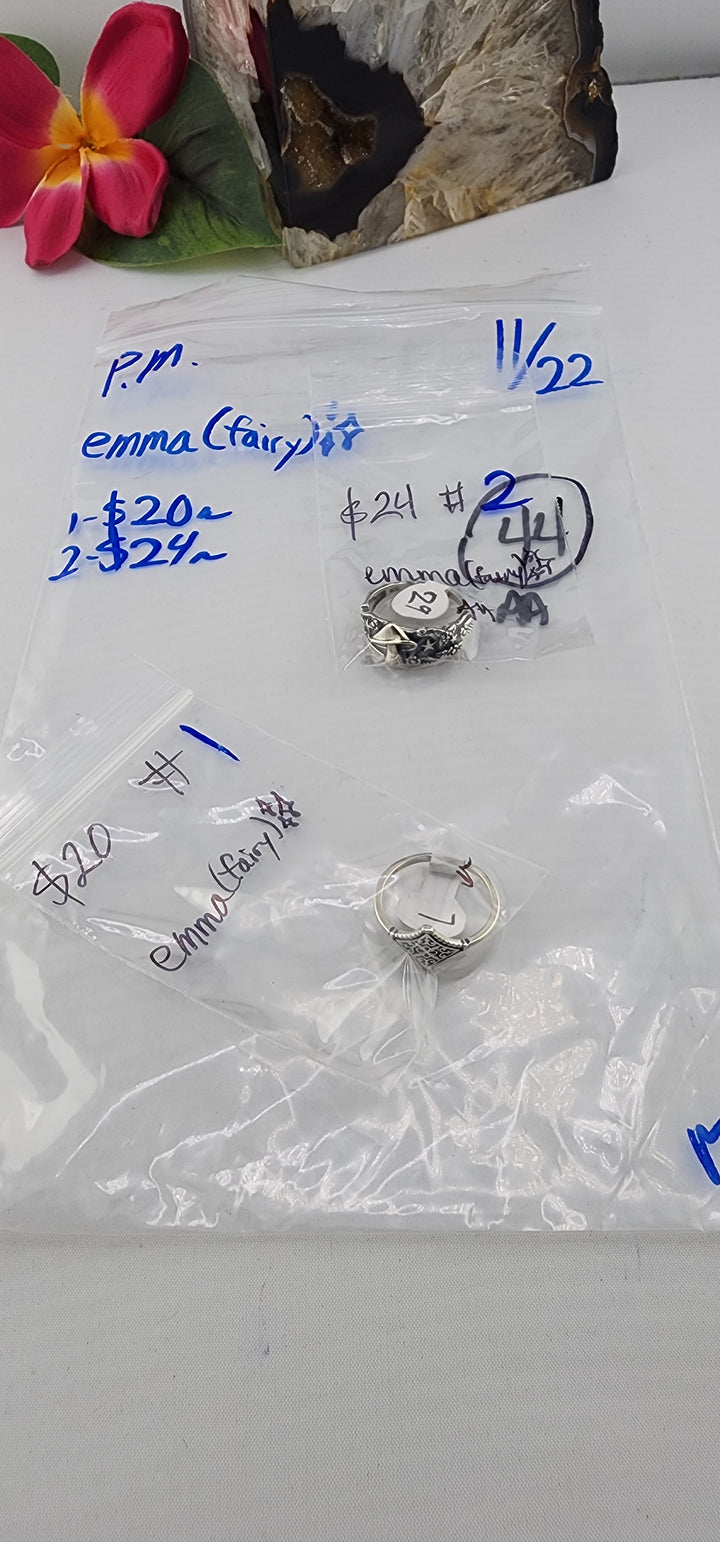 PM SHOW 48HR - RESERVED FOR: emma🧚🏼‍♀️✨- 11/22/2025 tiktok Live Show - 2 Sterling Silver Items