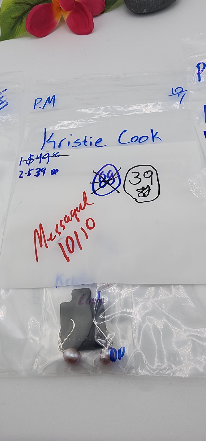 PM SHOW 48HR - RESERVED FOR: Kristie Cook - 10/7/2025 FL tiktok Live Show - 1 Sterling Silver Items