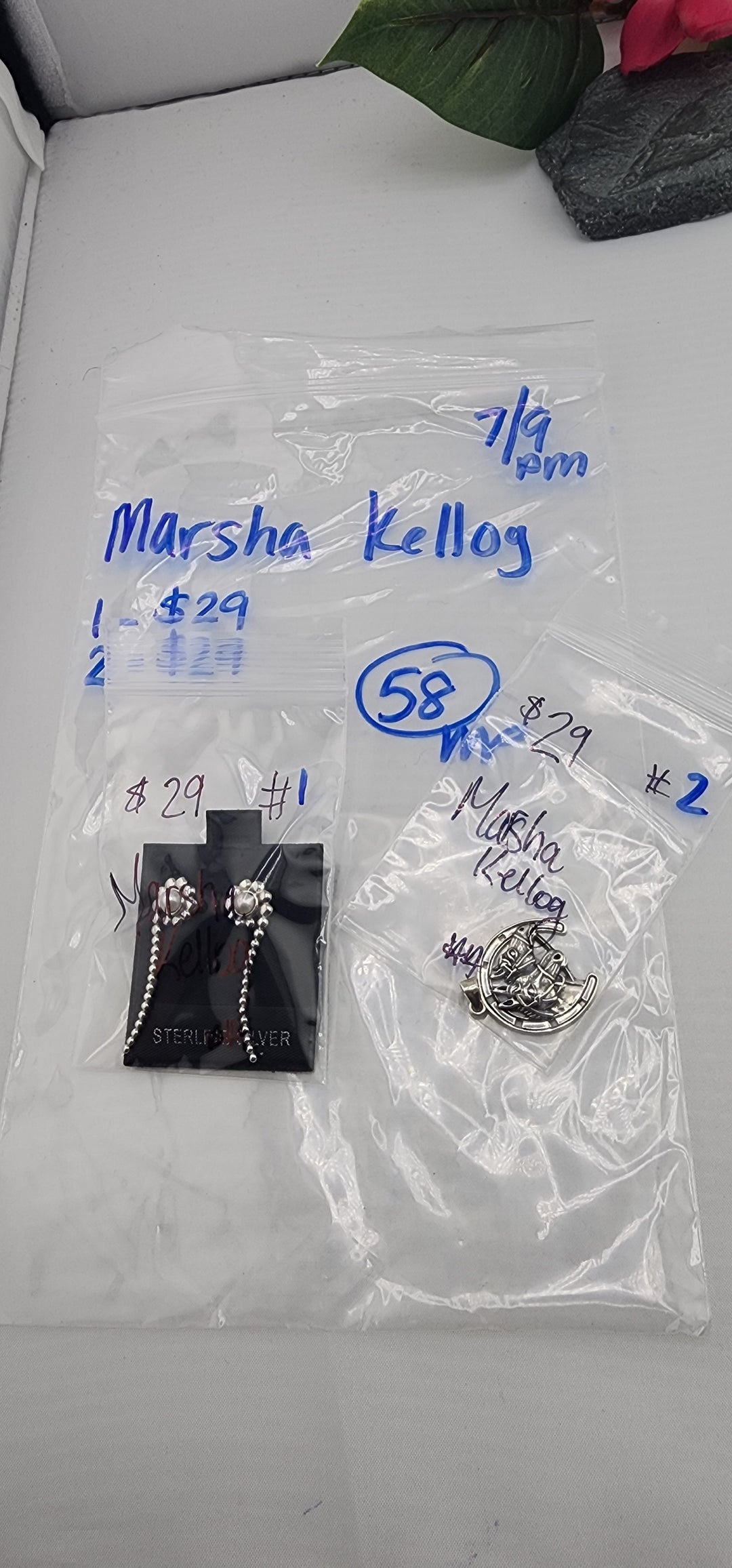PM SHOW 48HR - RESERVED FOR: marsha kellog  - 7/9/2025 FL tiktok Live Show -  Sterling Silver Items