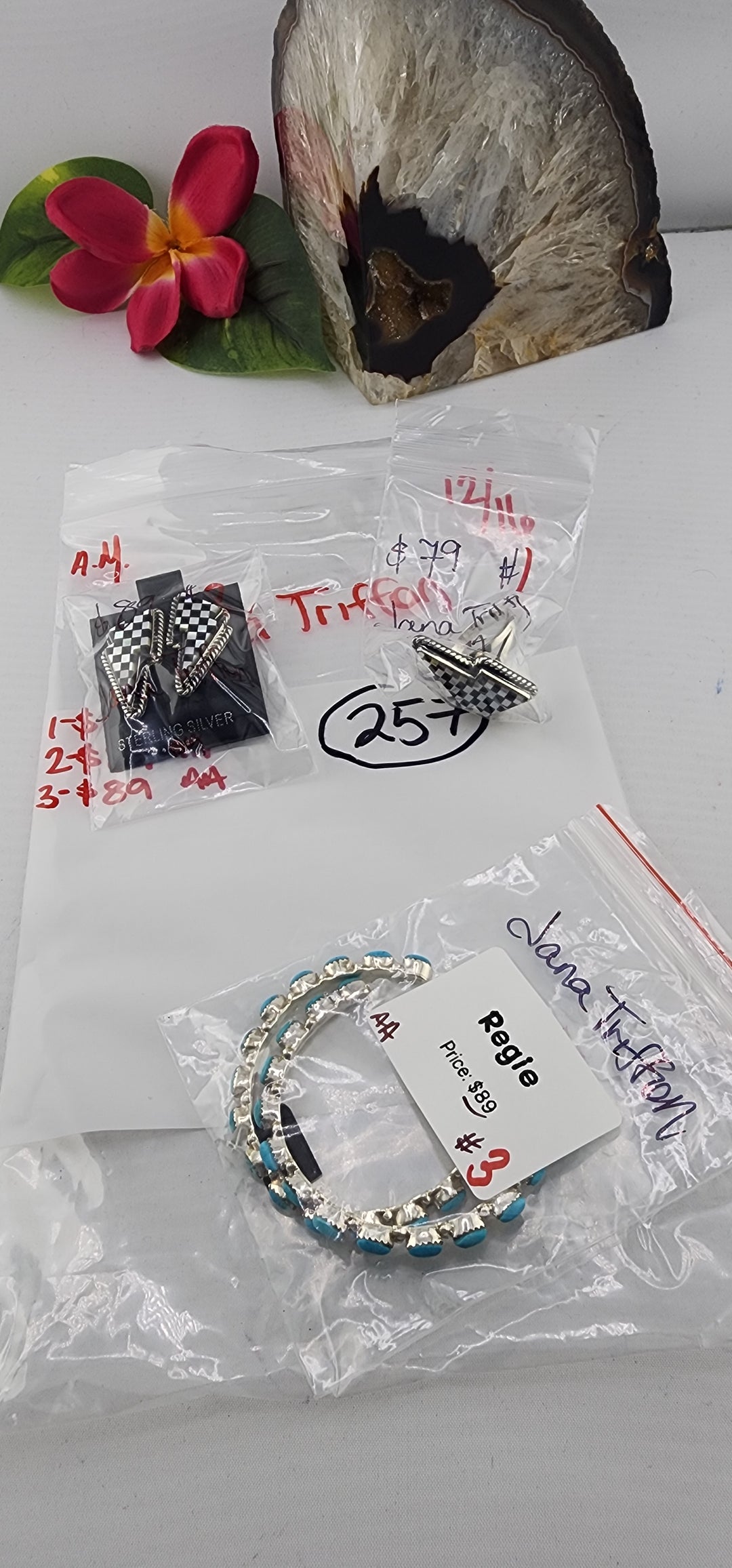 AM SHOW 48HR RESERVED FOR: Jana Triffon - 12/16/2025 FL tiktok Live Show - 3 Sterling Silver Items