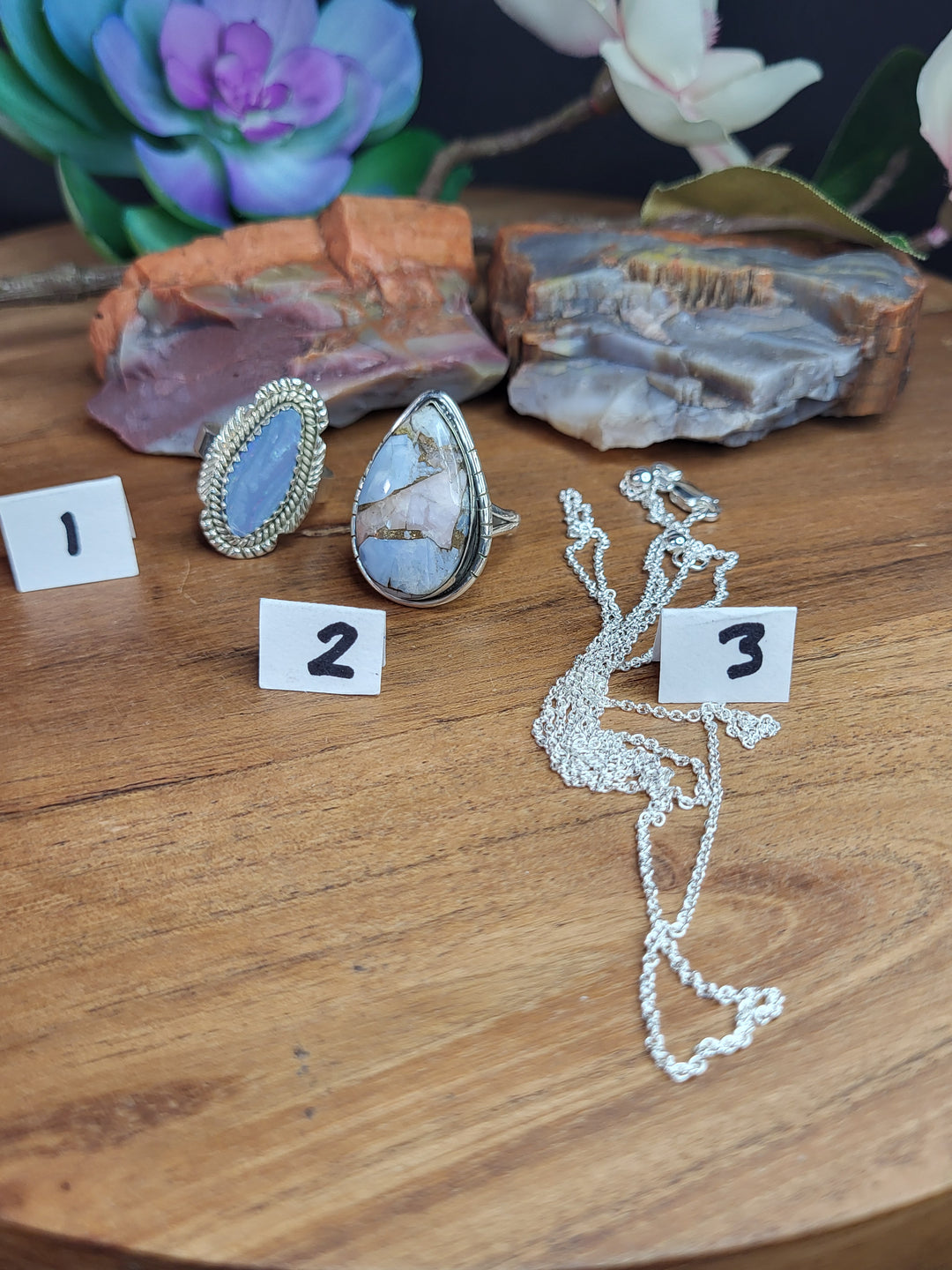 RESERVED FOR: MARY J-7/5/24- 3 Sterling Silver Items
