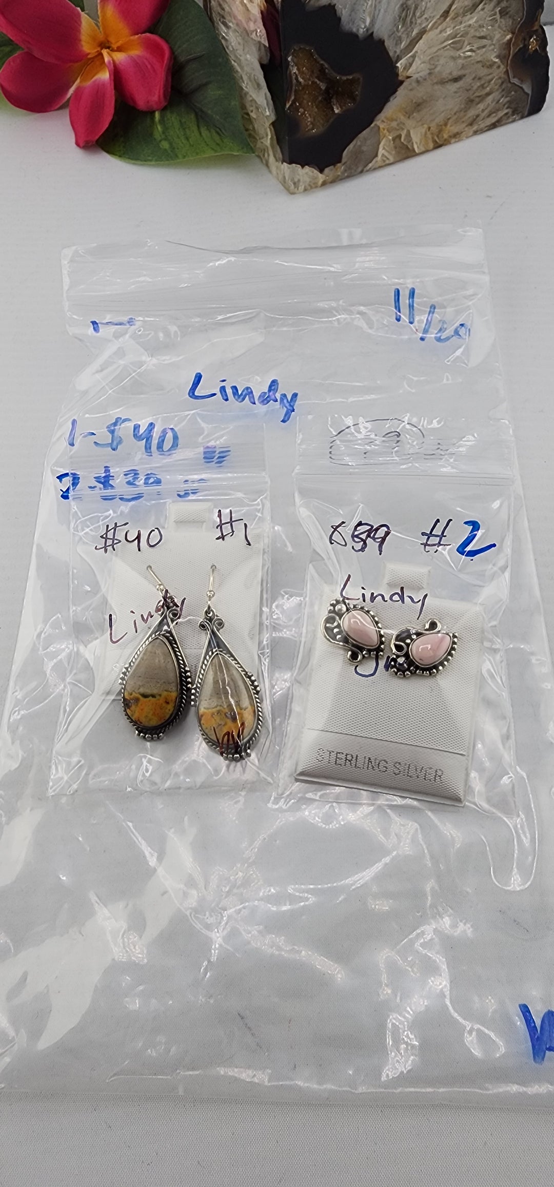 PM SHOW 48HR - RESERVED FOR:  Lindy- 11/20/2025 tiktok Live Show - 2 Sterling Silver Items