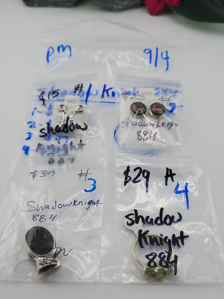 PM SHOW 48HR - RESERVED FOR: Shadowknight884 - 9/04/2025 FL tiktok Live Show - 4 Sterling Silver Items