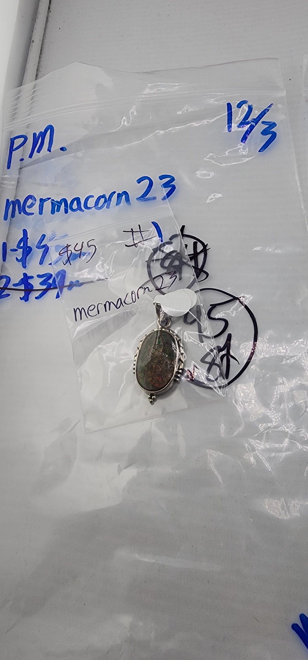 PM SHOW 48HR - RESERVED FOR: mermacorn23 - 12/3/2025 tiktok Live Show - 1 Sterling Silver Items