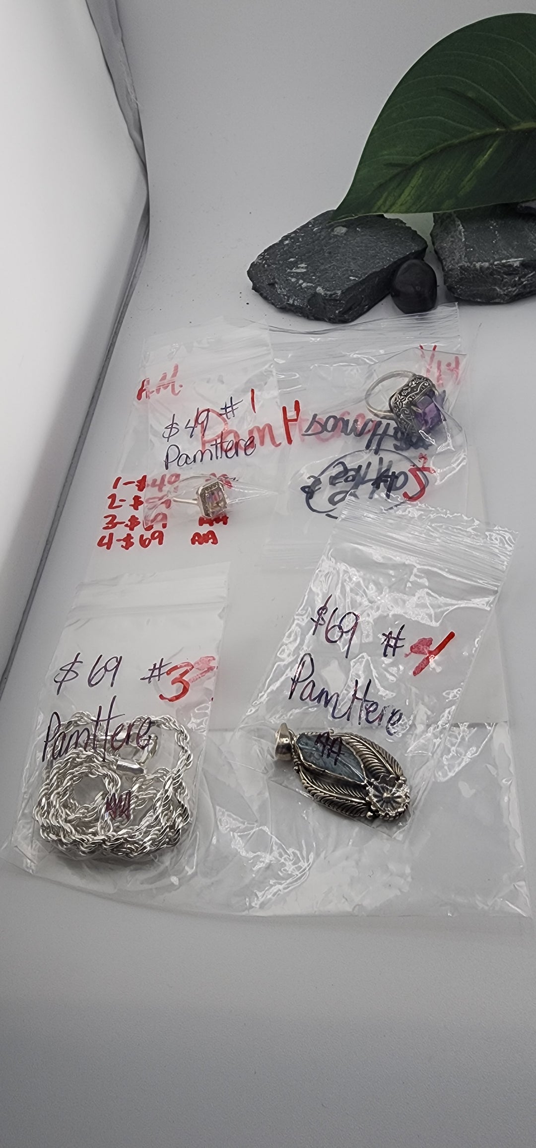 Custom sterling silver items - AM SHOW RESERVED FOR: PamHere - 1/14/2026 FL tiktok Live Show - 4 Sterling Silver Items
