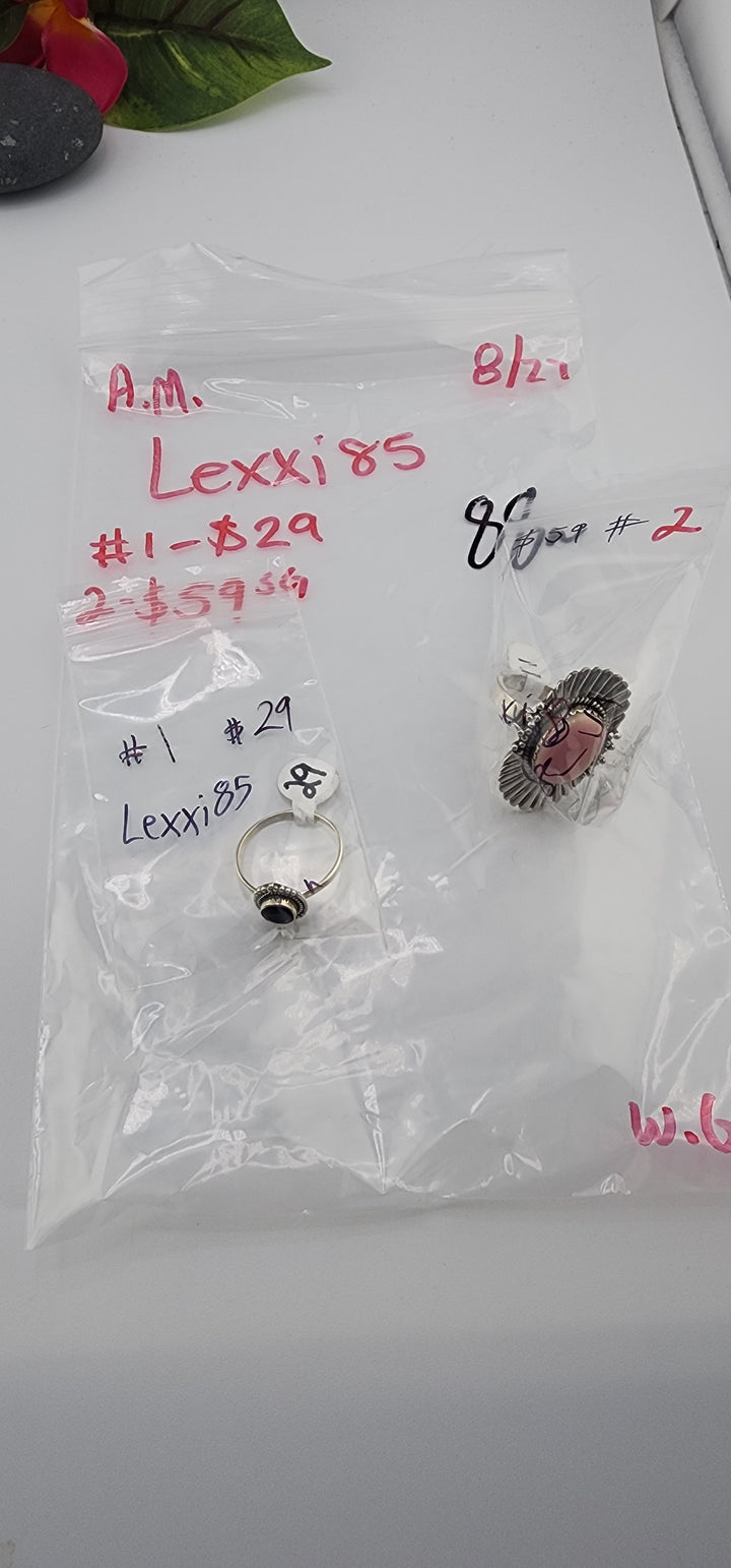 AM SHOW 48HR - RESERVED FOR: Lexxi85 - 8/27/2025 FL tiktok Live Show - 2 Sterling Silver Items