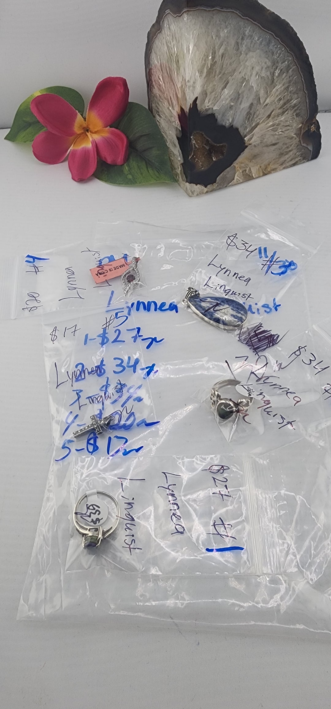 PM SHOW 48HR - RESERVED FOR: Lynnea Linquist - 11/30/2025 tiktok Live Show - 5 Sterling Silver Items