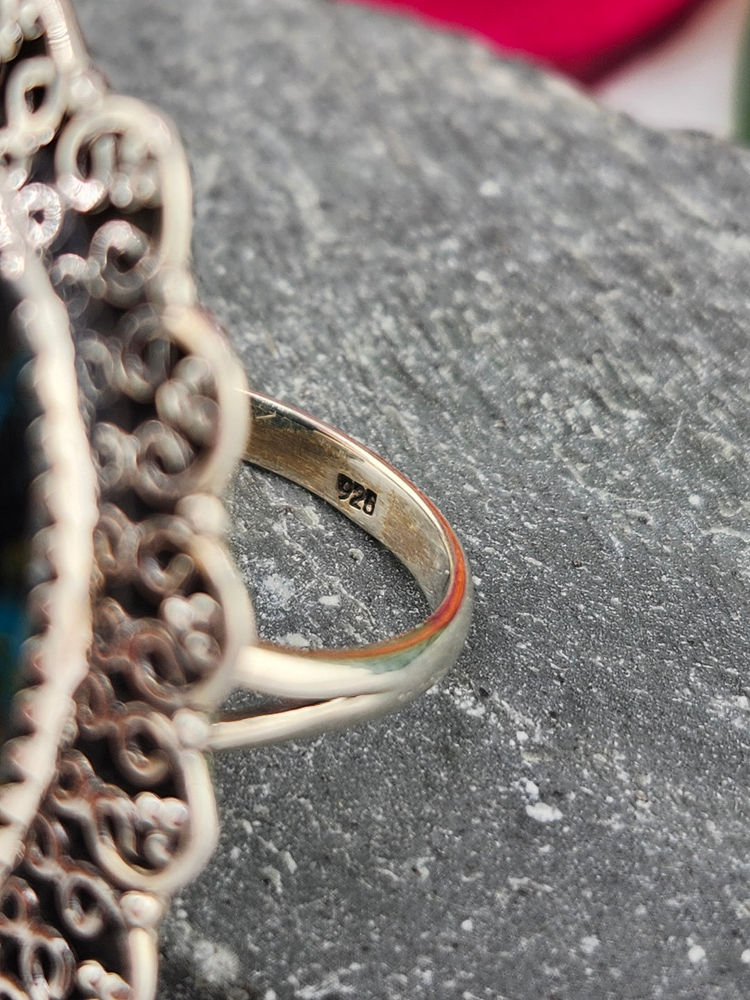 Opalized Wood Ring Size 10