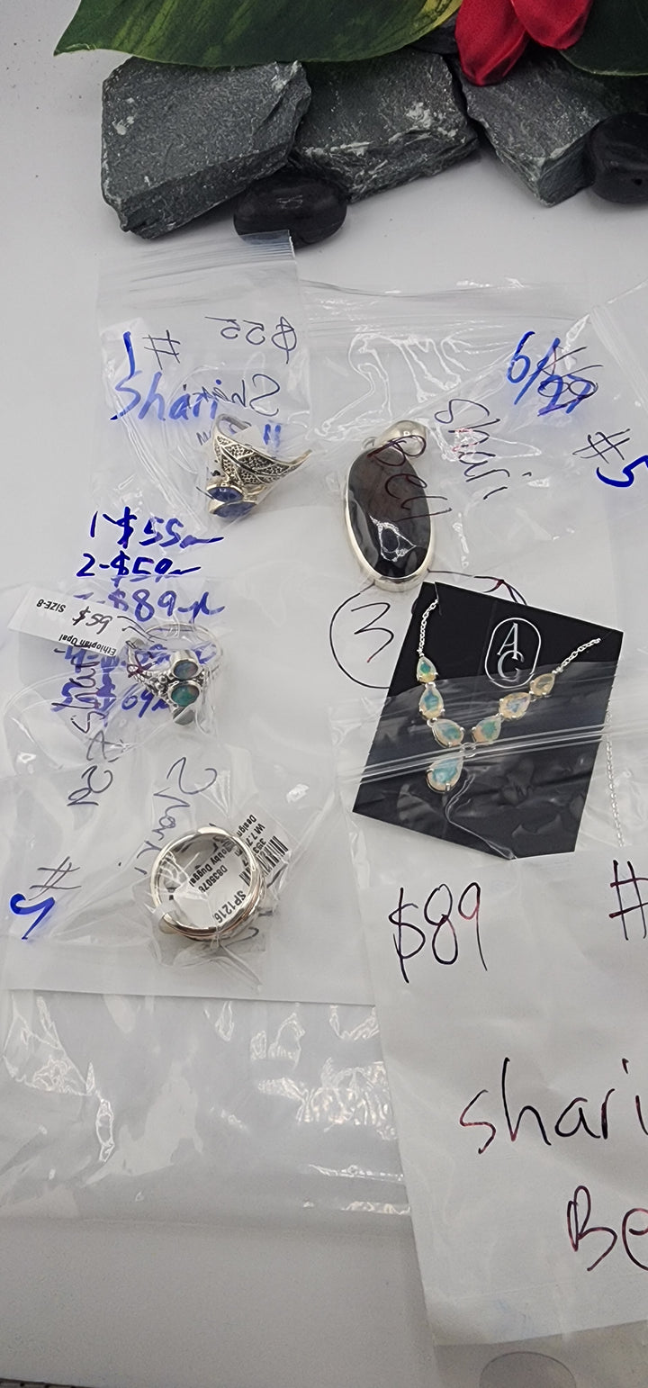 48HR - RESERVED FOR: Shari Bell - 6/27/2025 FL tiktok Live Show - 5 Sterling Silver Items