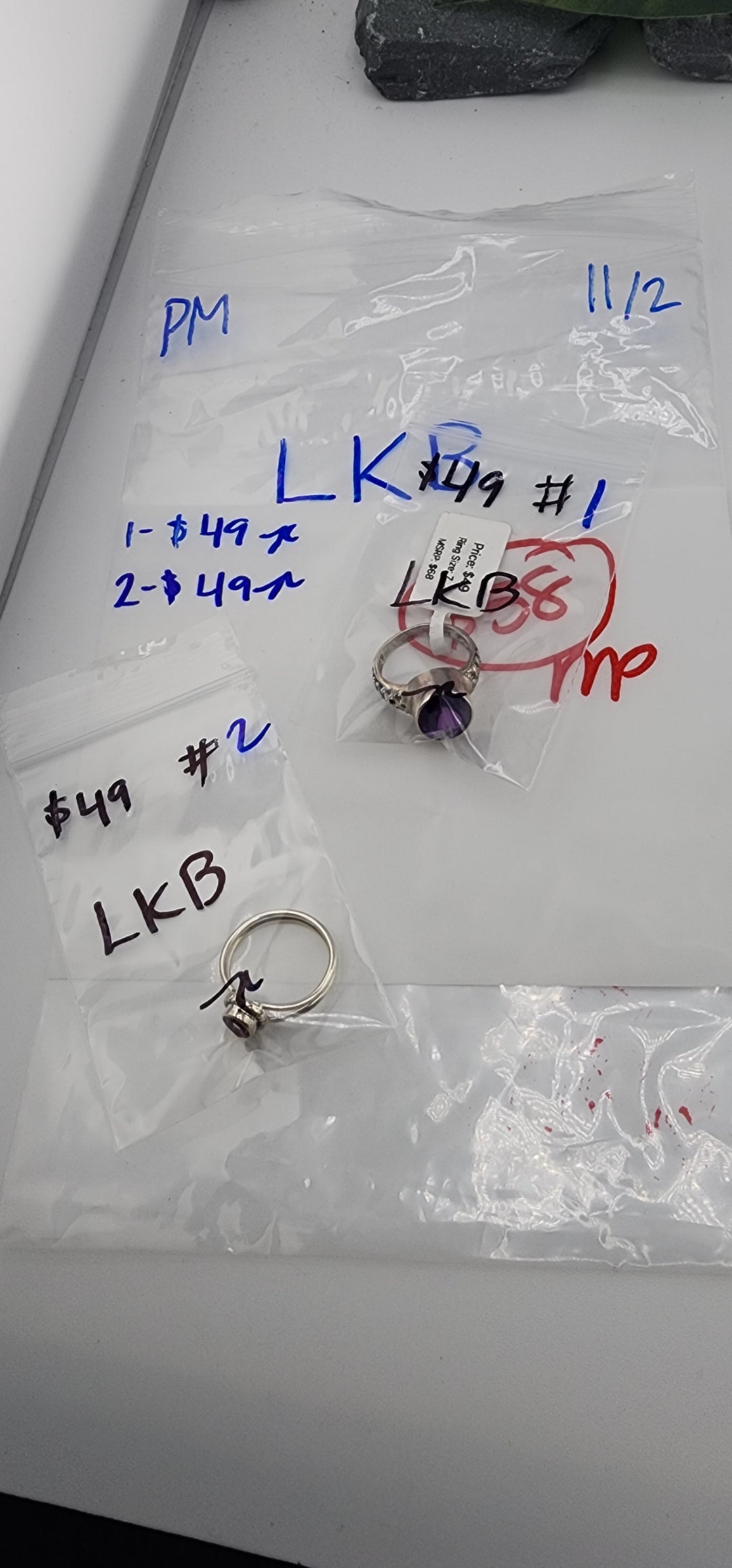 PM SHOW 48HR - RESERVED FOR: LKB  - 11/2/2025 tiktok Live Show - 2  Sterling Silver Items