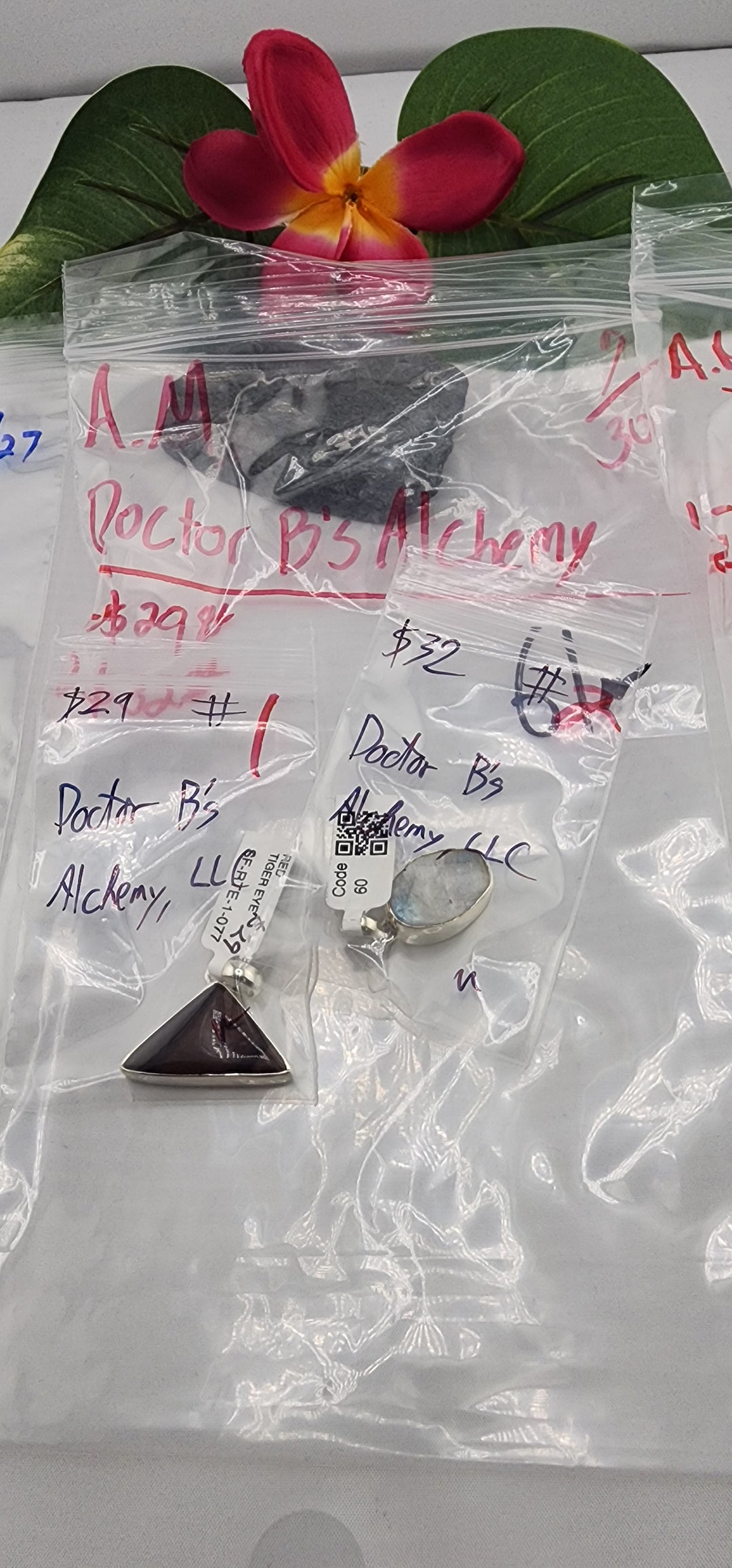 AM SHOW 48HR - RESERVED FOR: Doctor B's Alchemy - 7/30/2025 FL tiktok Live Show - 2 Sterling Silver Items