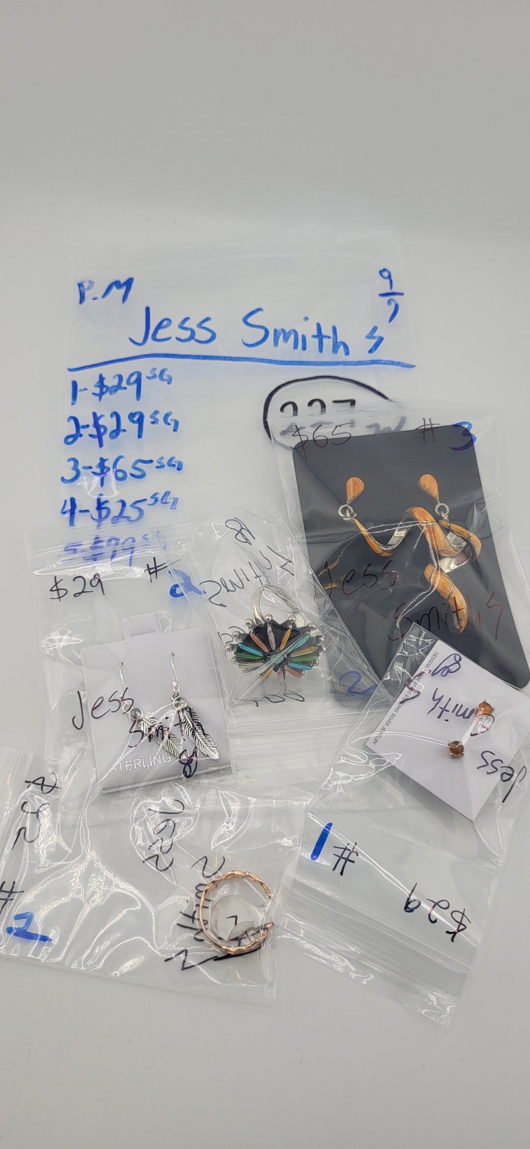 PM SHOW 48HR - RESERVED FOR: Jess Smith - 9/04/2025 FL tiktok Live Show - 1 Sterling Silver Items