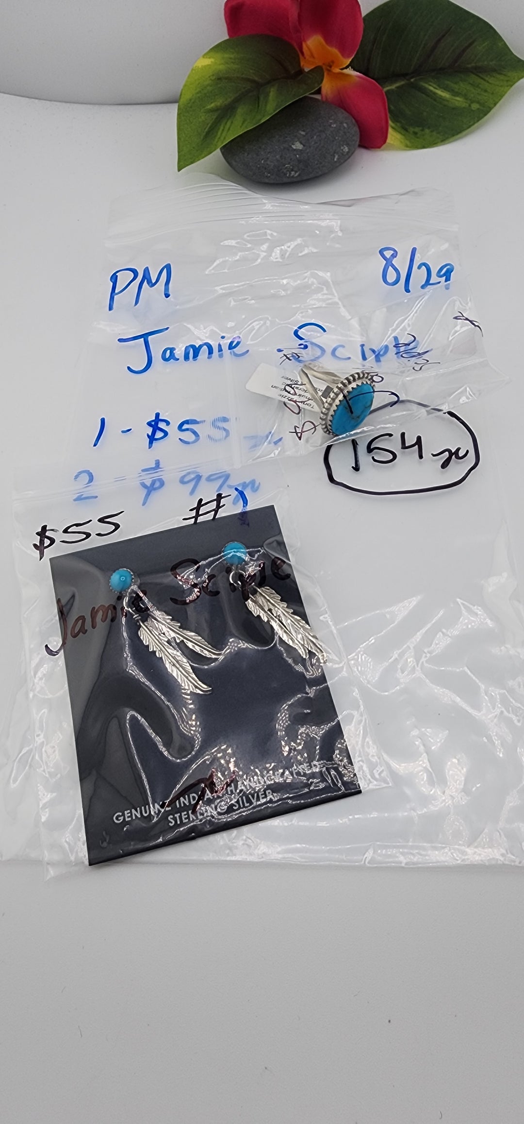 PM SHOW 48HR - RESERVED FOR: Jamie Sciple - 8/29/2025 FL tiktok Live Show - 2 Sterling Silver Items