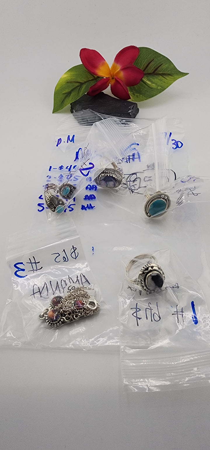 PM SHOW 48HR - RESERVED FOR: AMANDA  - 7/30/2025 FL tiktok Live Show - 5 Sterling Silver Items