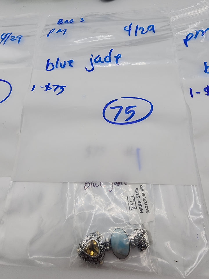 Blue jade *BAG 3* - 4/29/26 PM - 1  925 Sterling Silver Items