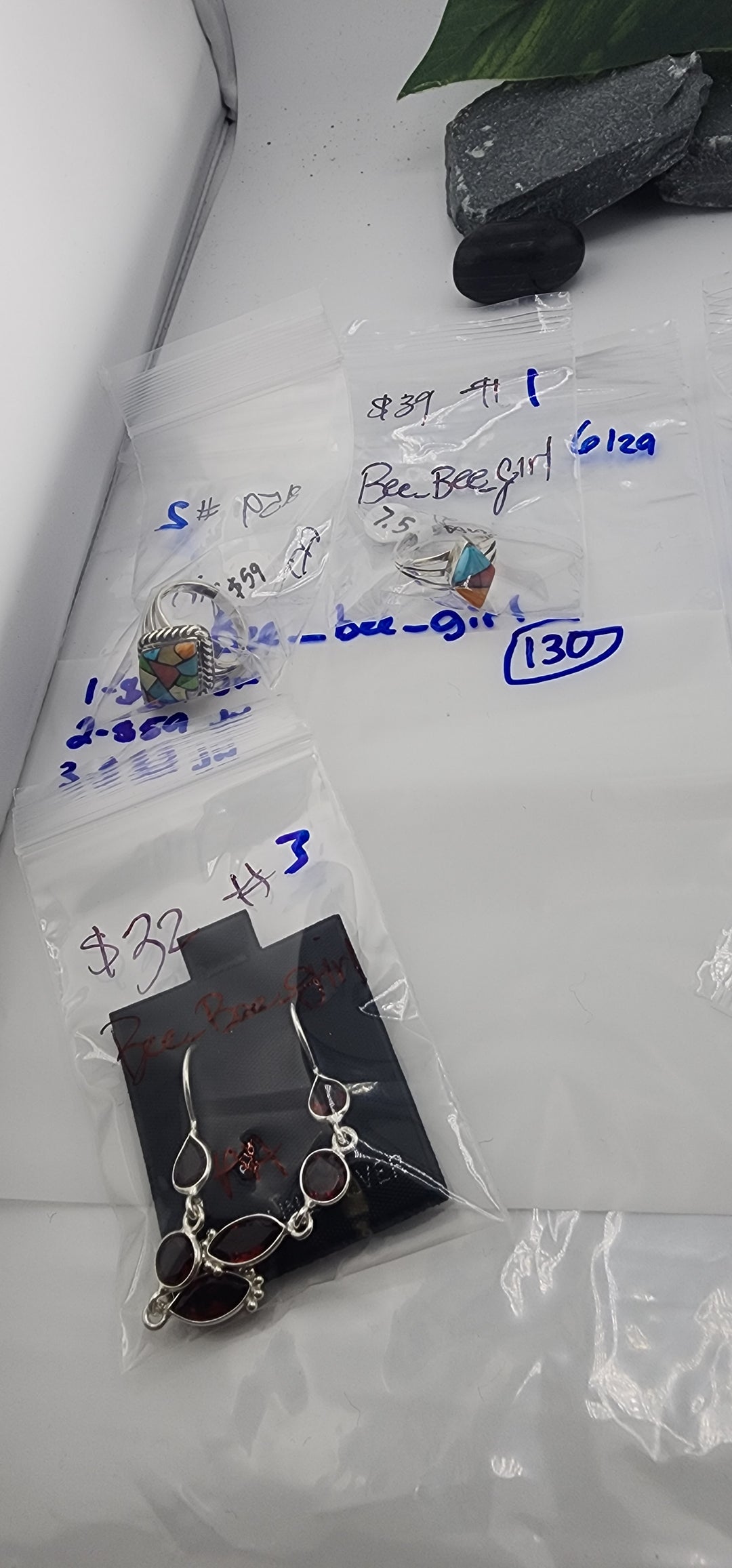 RESERVED FOR: Bee_bee_girl - 6/29/2025 tiktok Reservation Live Show -3 Sterling Silver Items