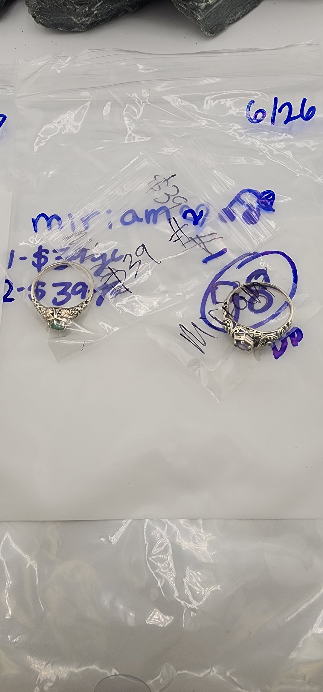 48HR - RESERVED FOR: miriam ❤️🍒 - 6/26/2025 FL tiktok Live Show -   2 Sterling Silver Item