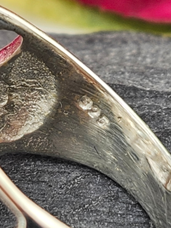 Cluster Topaz Ring Size 10