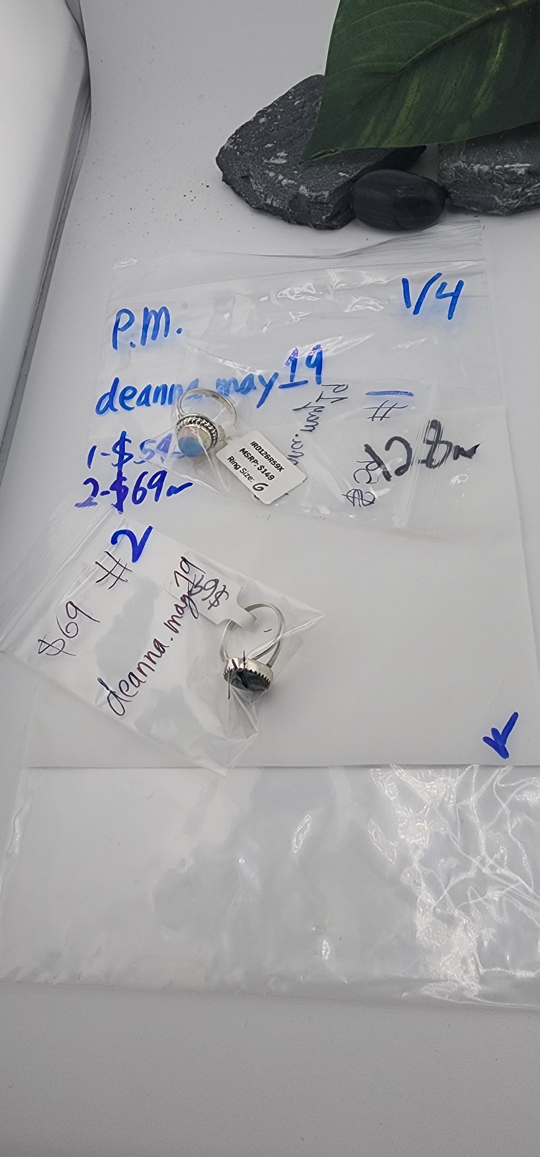 PM SHOW 48HR - RESERVED FOR: deanna.may19 - 1/4/2026 tiktok Live Show - 2 Sterling Silver Items