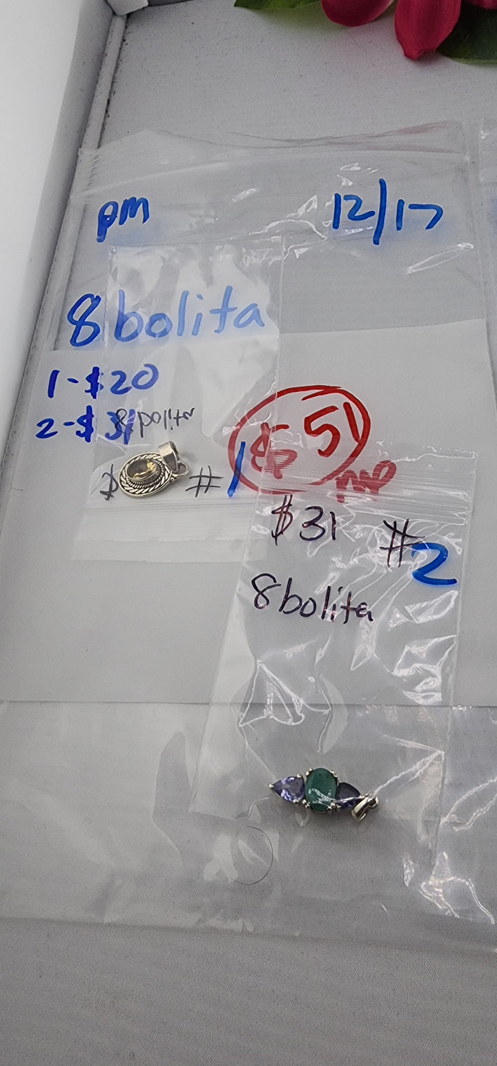 PM SHOW 48HR - RESERVED FOR: 8bolita - 12/17/2025 tiktok Live Show - 2 Sterling Silver Items