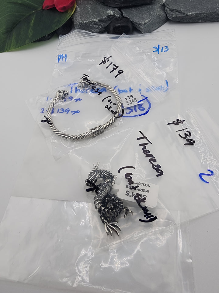 Theresa 🦇💀 - 3/13/26 - 1 925 Sterling Silver Items