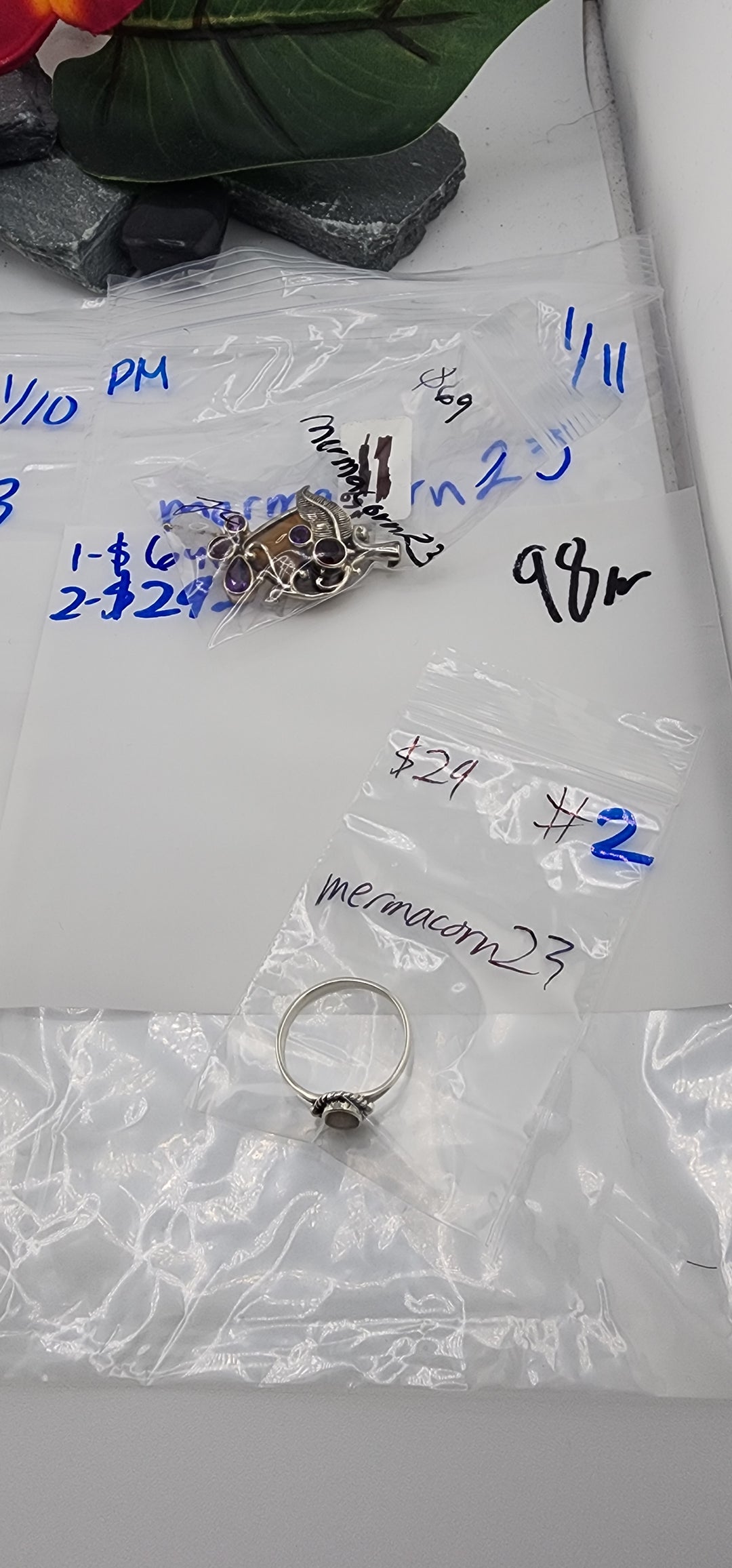 Custom sterling silver items - PM SHOW RESERVED FOR: mermacorn23 - 1/11/2026 tiktok Live Show - 2 Sterling Silver Items
