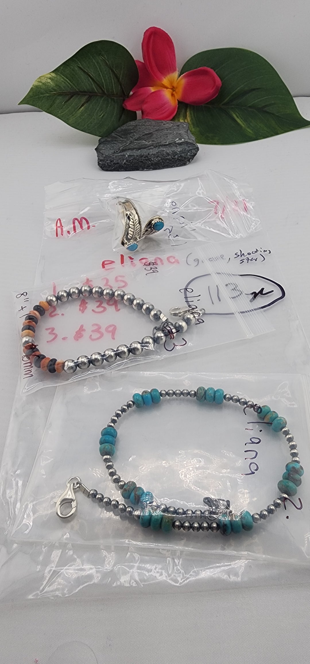 AM SHOW 48HR - RESERVED FOR: eliana🪿💫- 7/21/2025 FL tiktok Live Show - 3 Sterling Silver Items