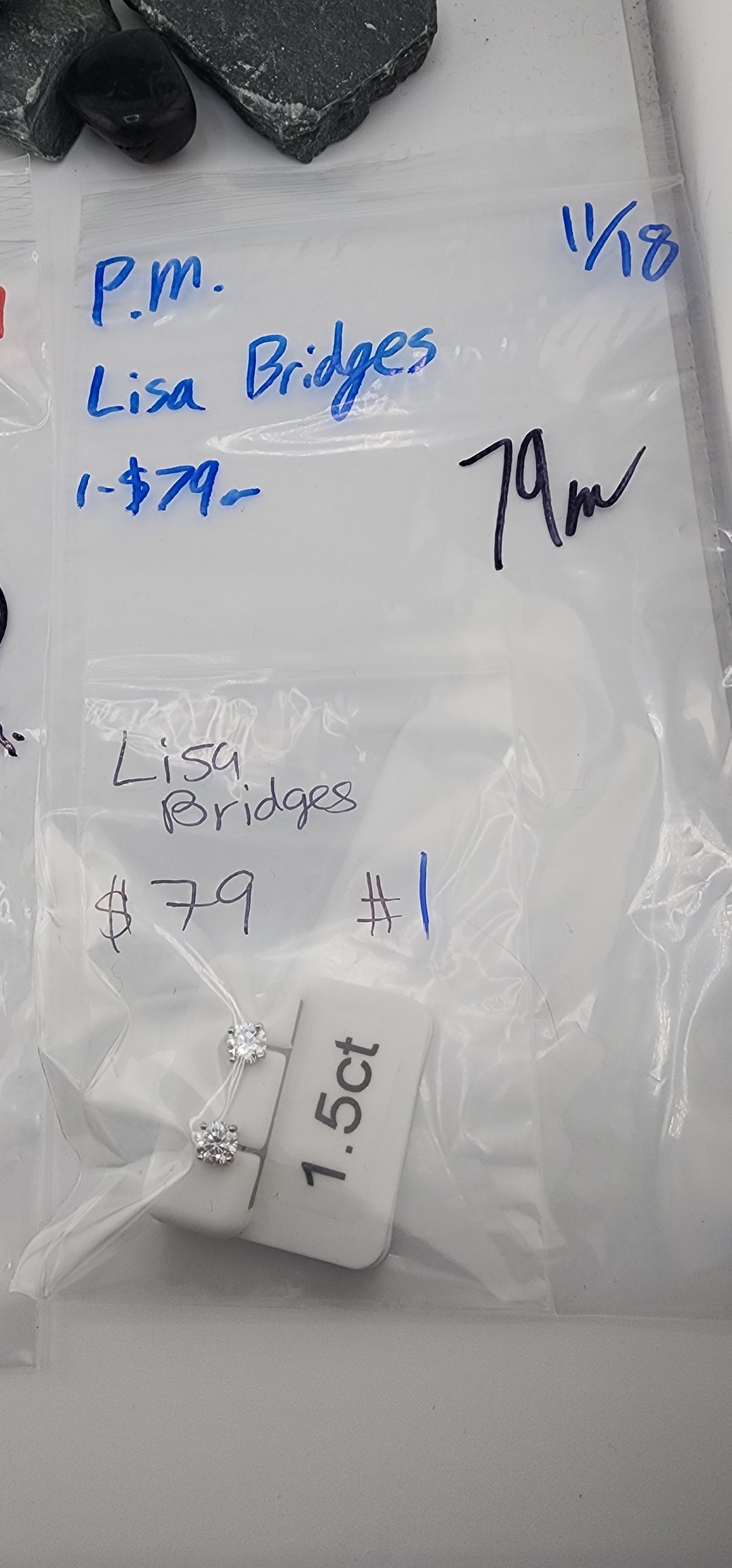 PM SHOW 48HR - RESERVED FOR: Lisa Bridges - 11/18/2025 tiktok Live Show - 1 Sterling Silver Items