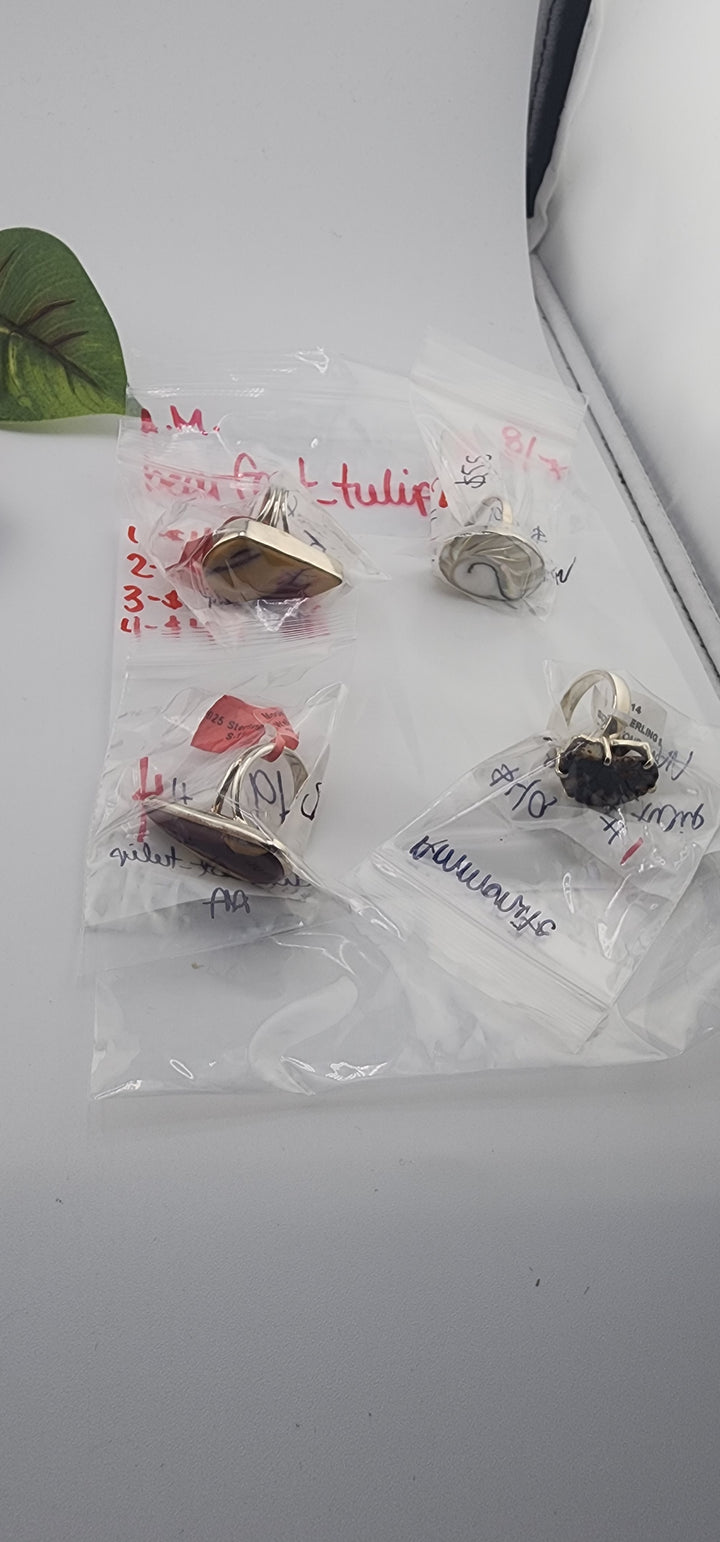 AM SHOW 48HR - RESERVED FOR: bearfoot_tulip - 8/7/2025 FL tiktok Live Show - 4 Sterling Silver Items