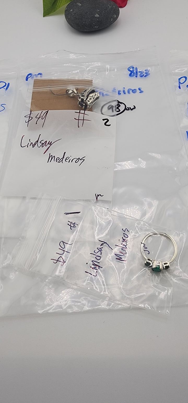 PM SHOW 48HR - RESERVED FOR:  Lindsay Medeiros- 8/23/2025 FL tiktok Live Show -2  Sterling Silver Items