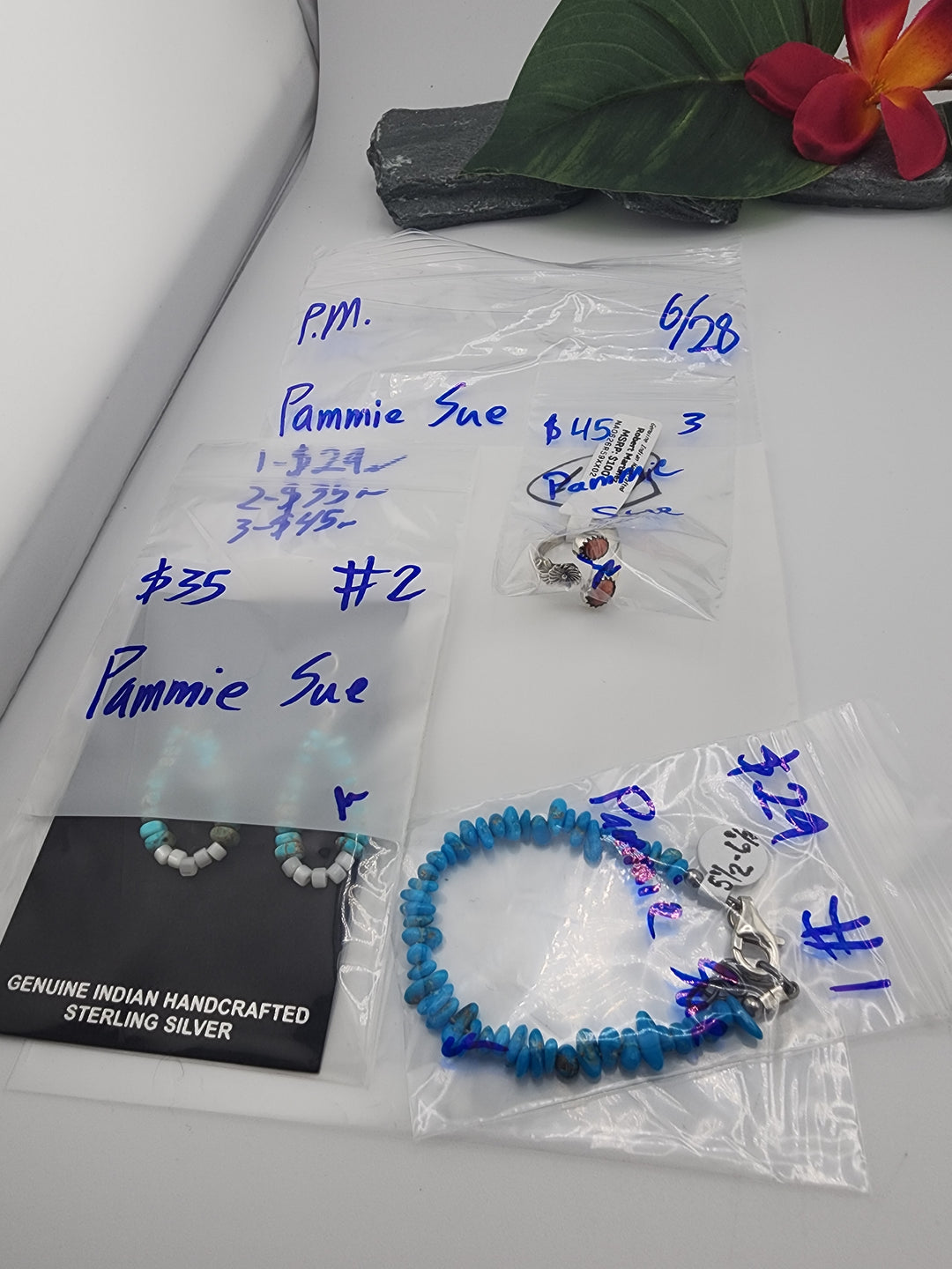 Pammie Sue - 6/28/26 PM - 3 925 Sterling Silver